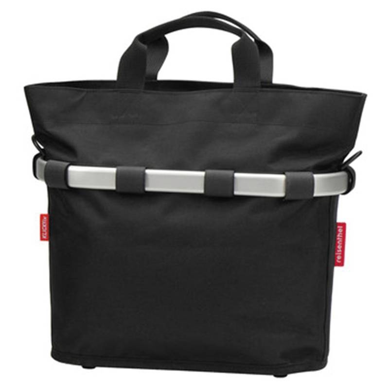 KLICKfix 0309S City-Tasche Reisenthel Bikebasket oval 34x31x17,5cm,, schwarz