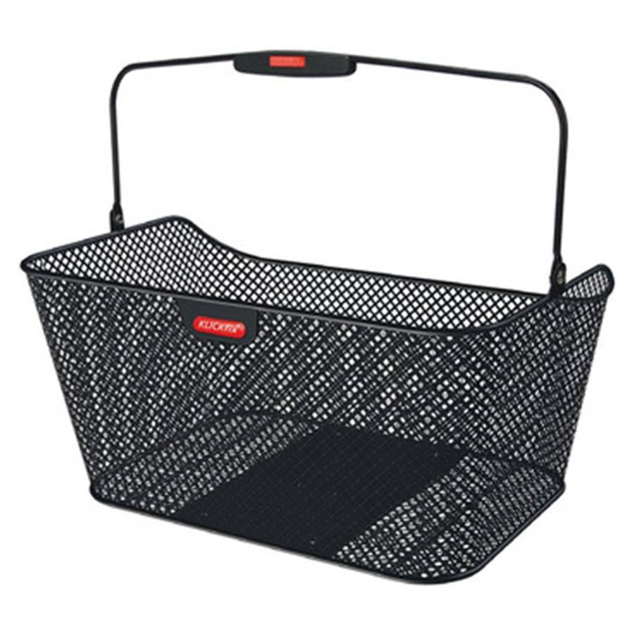 KLICKfix Hinterradkorb City mit KorbKlip 40x20x30cm engmaschig, schwarz