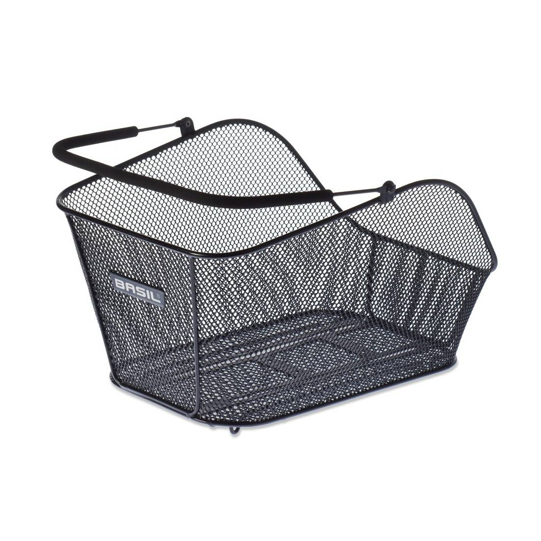 Basil 11229 Hinterradkorb Icon M Multi-System 47x33x21cm, engmaschig, abnehmbar, schwarz