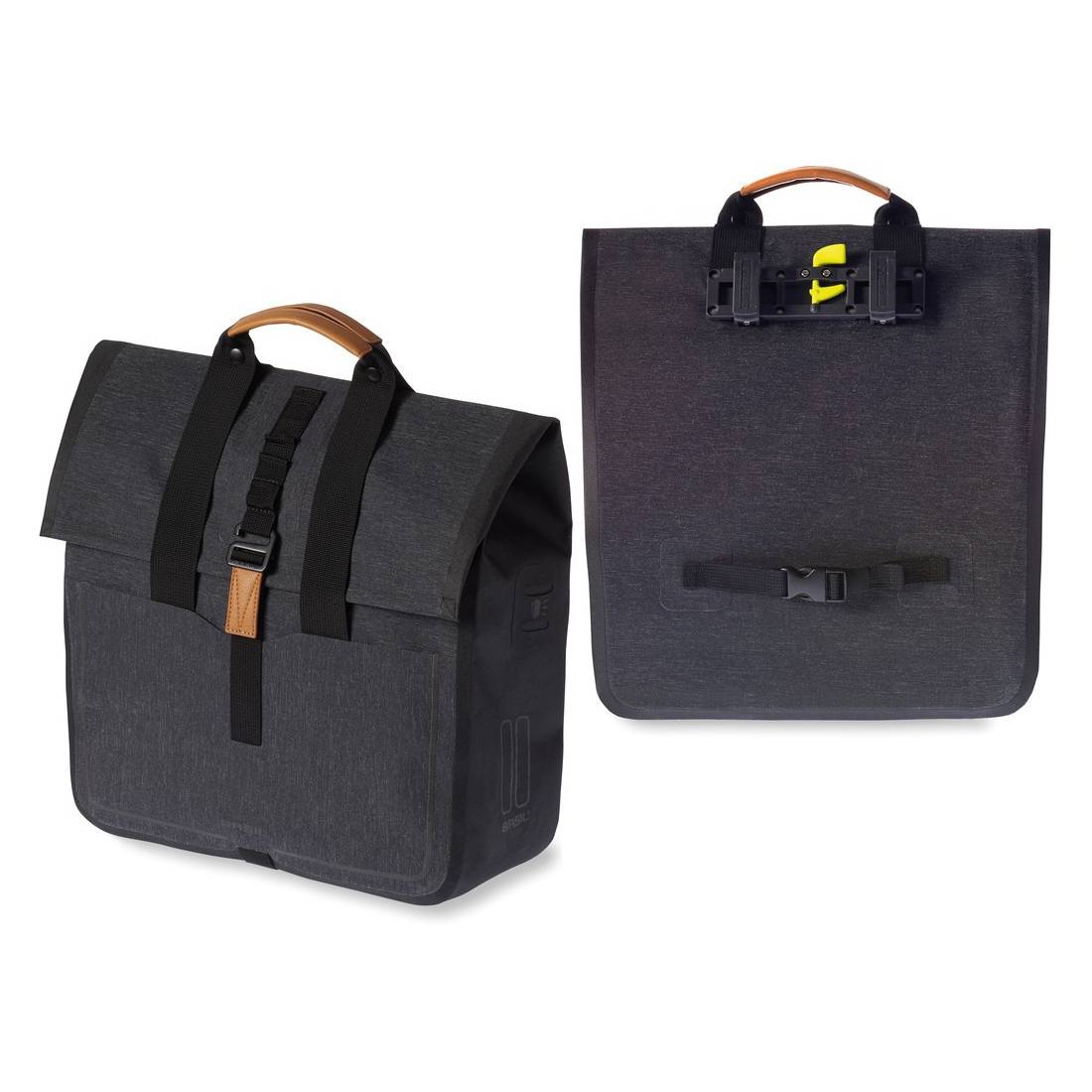 Basil 17658 Shoppertasche "Urban Dry", wasserdicht, 20 Liter, charcoal melee