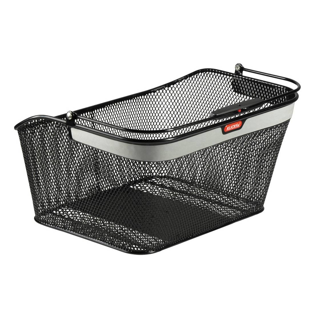 KLICKfix 0323 Hinterradkorb Citymax Refl. GTA 40x20x30cm , engmaschig, schwarz