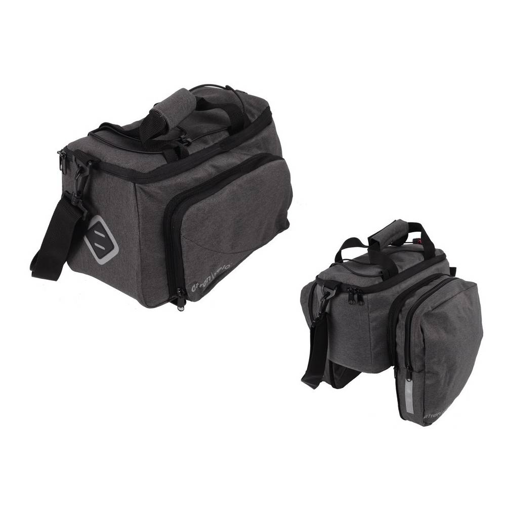 Atranvelo 1755-Z-10 System Fahrradtasche Zap 33x20x16cm, inkl. AVS Adapter, schwarz
