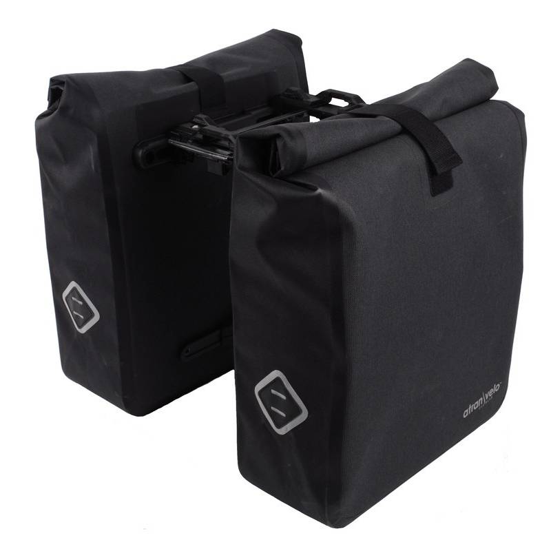 Atranvelo 1755-T-01 System Doppelpacktasche Travel 37x33x42cm, inkl. AVS Adapter, schwarz (1 Stück)
