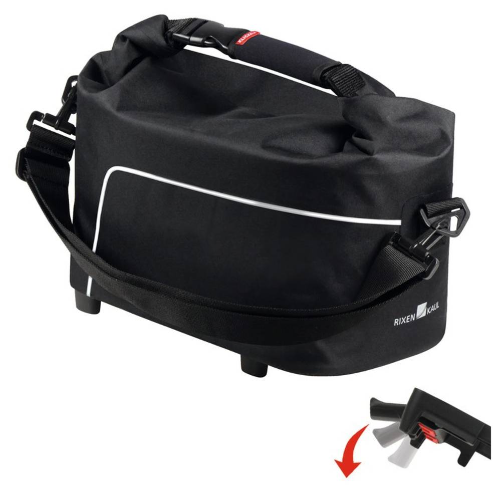 RIXEN & KAUL 0269RW Gepäckträgertasche "Rackpack Waterproof" für Racktime, 10 Liter, schwarz