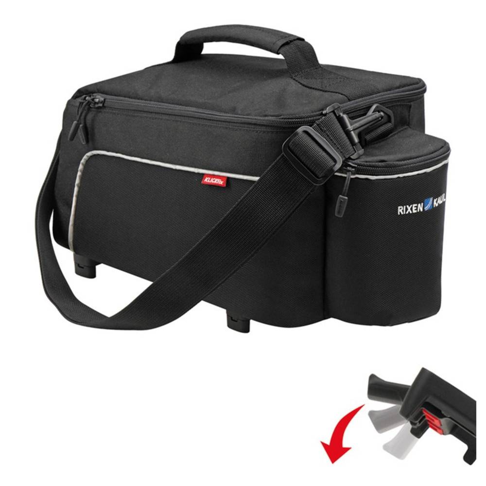 KLICKfix 0268UKA Gepäckträgertasche Rackpack Light, 37 x 19 x 18 cm, 8 Liter, 635 g, schwarz