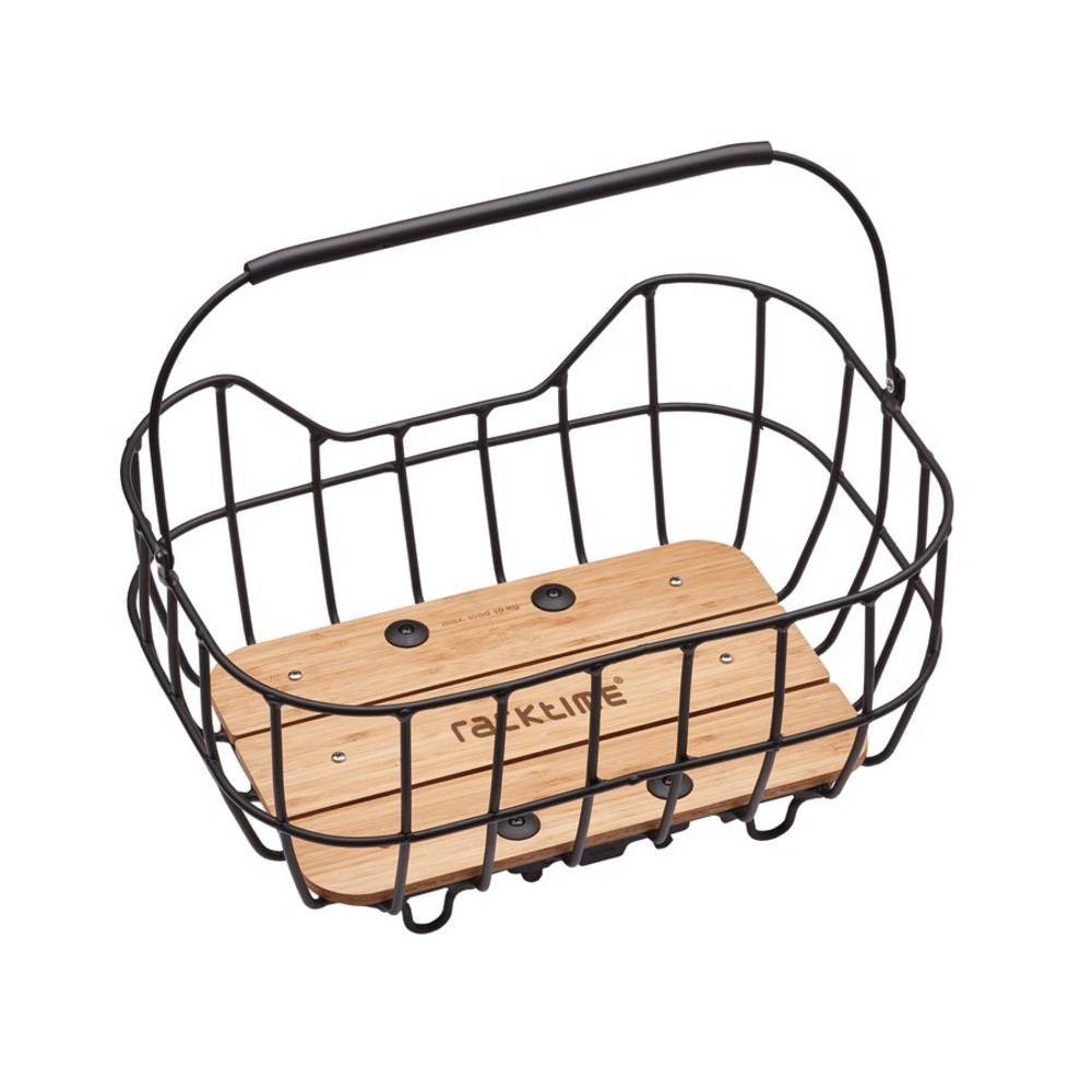 Racktime 13014 System Korb "Baskit Breeze", 22 Liter, 47 x 33 x 24 cm, mit SnapitAdapter, schwarz