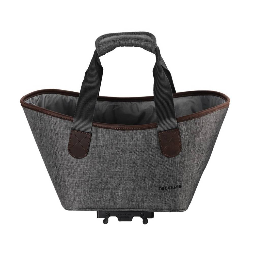 Racktime 0700-004 System Einkaufstasche Agnetha, mit Snapit Adapter, grau