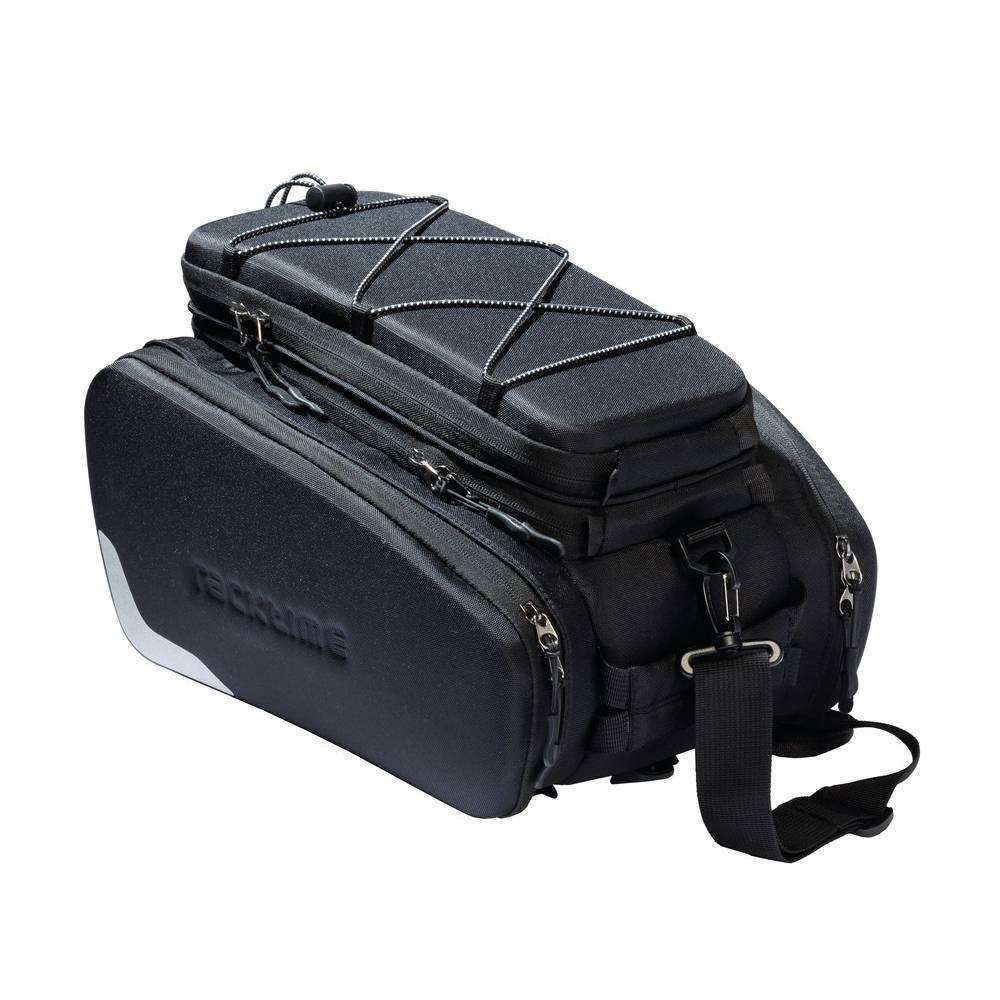 Racktime 1100-001 System Fahrradtasche Odin schwarz, mit Snapit Adapter, schwarz