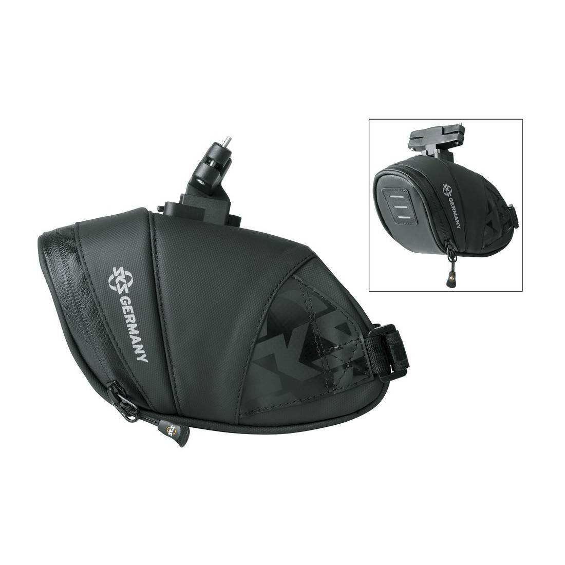 SKS Satteltasche "Explorer Click 800", 0,8 Liter, 160 x 70 x 110 mm, 160 g, schwarz