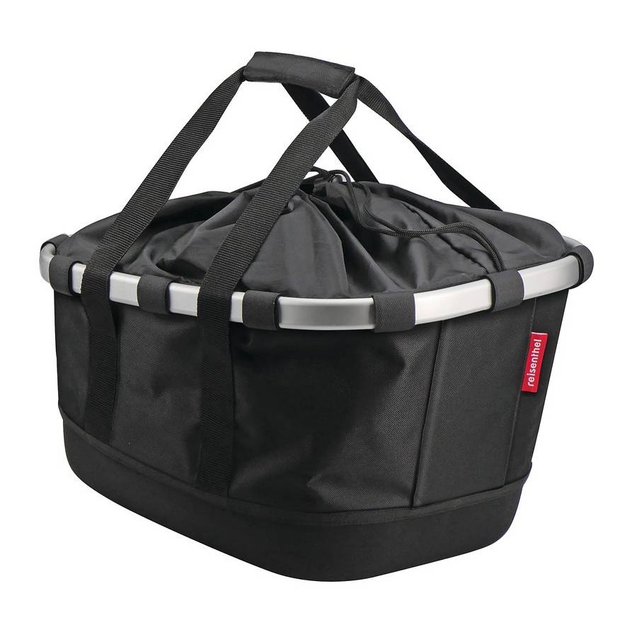 KLICKfix 0304US City-Tasche Bikebasket GT black, 33x27x42cm, mit UniKlip, schwarz (1 Stück)