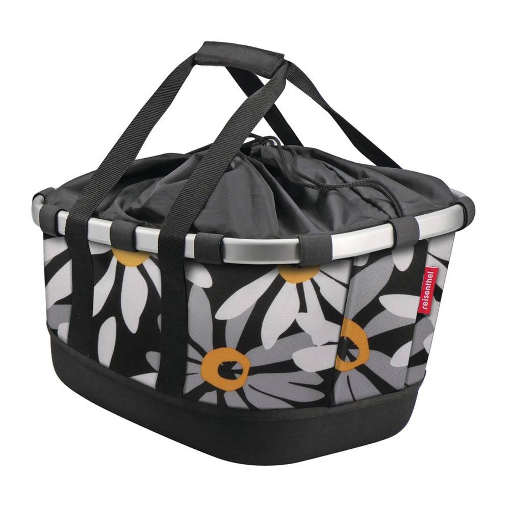 KLICKfix City-Tasche Bikebasket GT Margerite, 33x27x42 cm, für Racktime, schwarz/gelb/granit