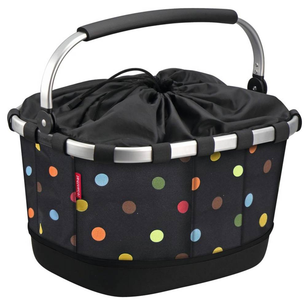 KLICKfix City-Tasche Carrybag GT dots, 42x33x28cm, für Racktime, schwarz/bunt