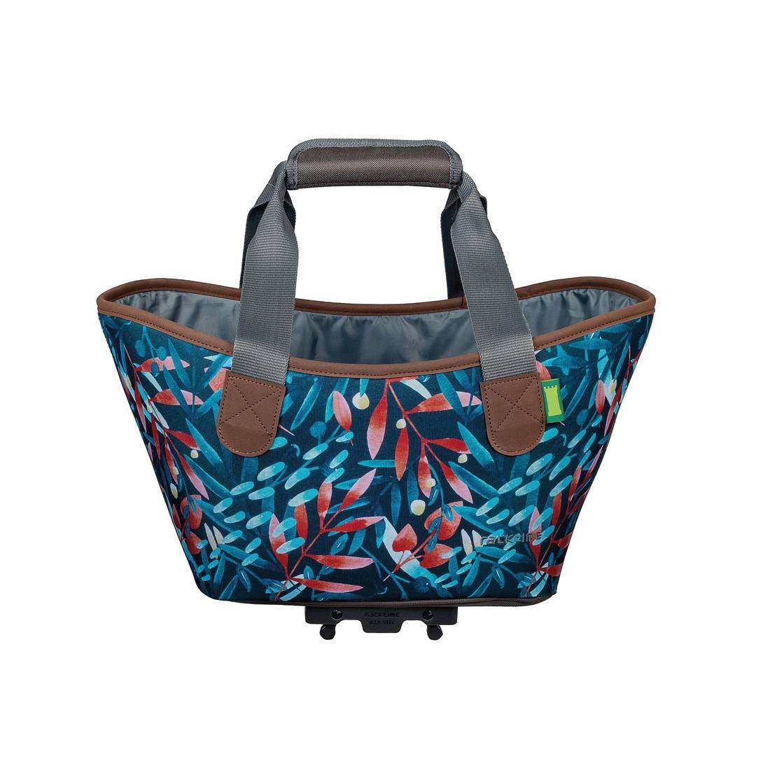 Racktime System Einkaufstasche Agnetha midnight flowers, mit Snapit Adapter, bunt