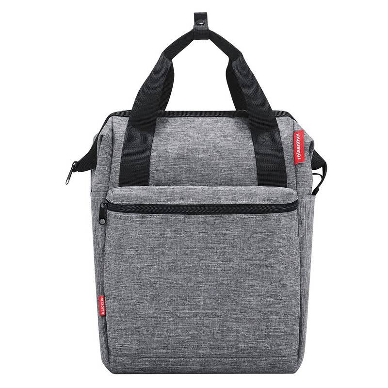 KLICKfix Gepäckträgertasche ROOMY GT twist, 12 Liter, ca. 1 kg, 0371TS, silber/schwarz