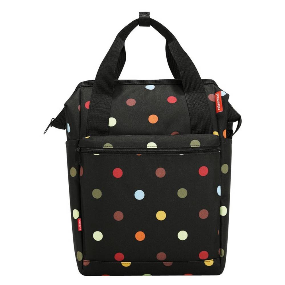 KLICKfix 0371DO Gepäckträgertasche ROOMY GT dots, 12 Liter, 1000 g, schwarz/bunt