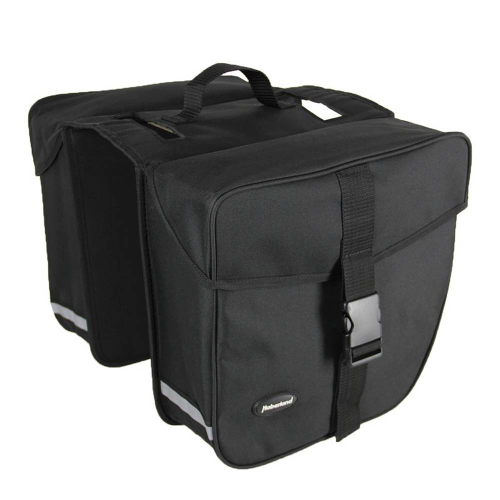 Haberland 190207-00 Doppeltasche E-Bike M, 31 x 31 x 12 cm, 31 Liter, schwarz