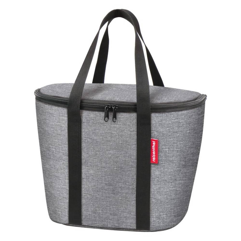 KLICKfix Thermo-Tasche für Lenkerkorb twist, 34 x 26 x 25 cm, silber/schwarz