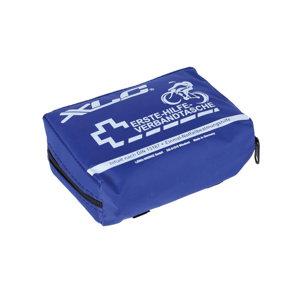 XLC Erste-Hilfe-Verbandtasche FA-A02 150x50x100m DIN13167 inkl. Notfallmaske, blau