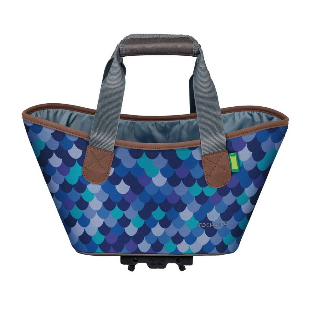 Racktime System Einkaufstasche Agnetha deep ocean, mit Snapit Adapter, blau