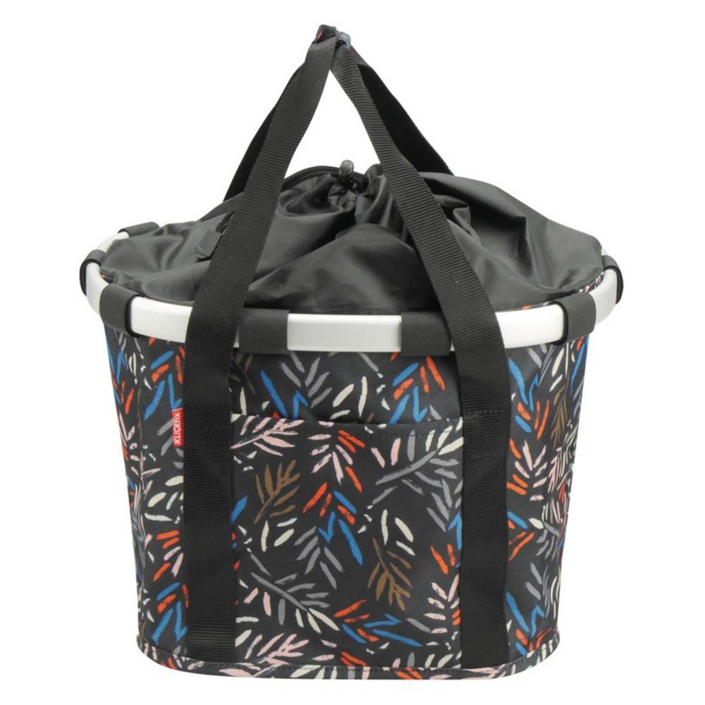 KLICKfix City-Tasche Bikebasket autumn 1, 35x28x26cm, schwarz/bunt