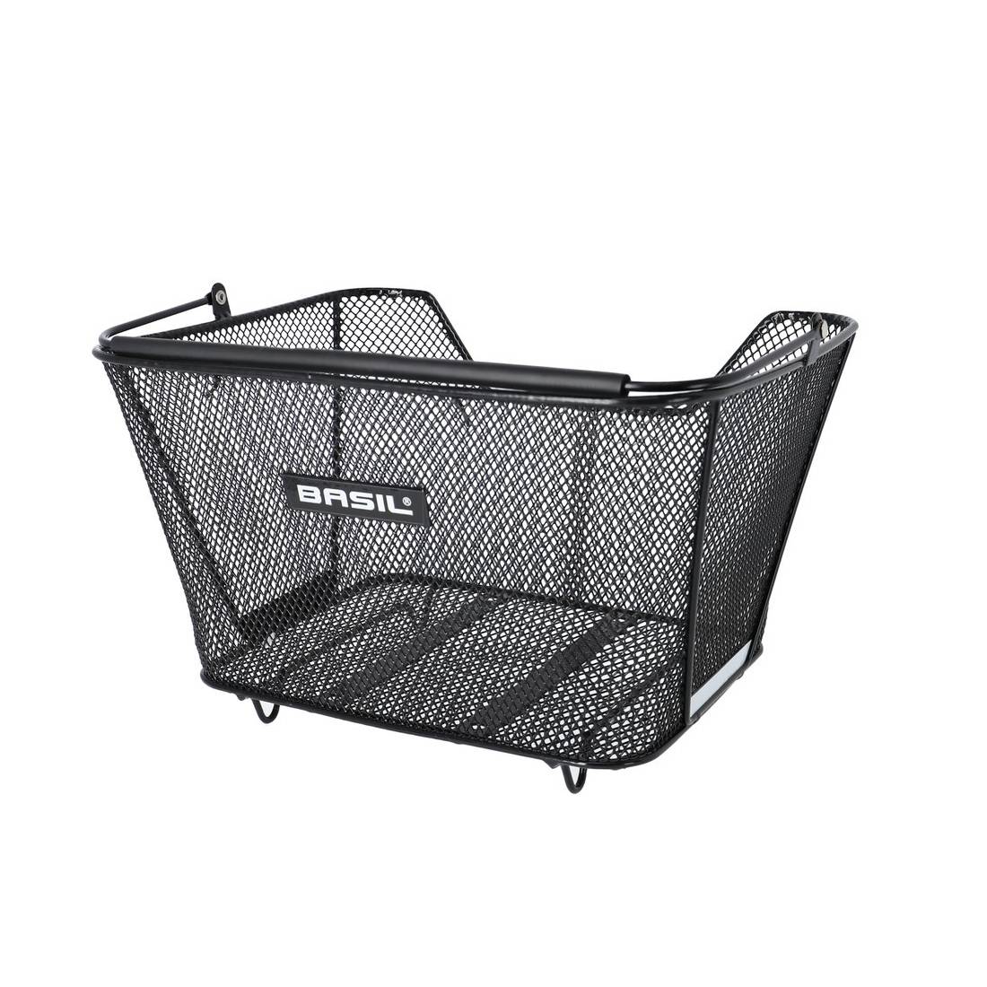 Basil Hinterradkorb Lesto 32 x 41,5 x 27 cm, engmaschig, schwarz