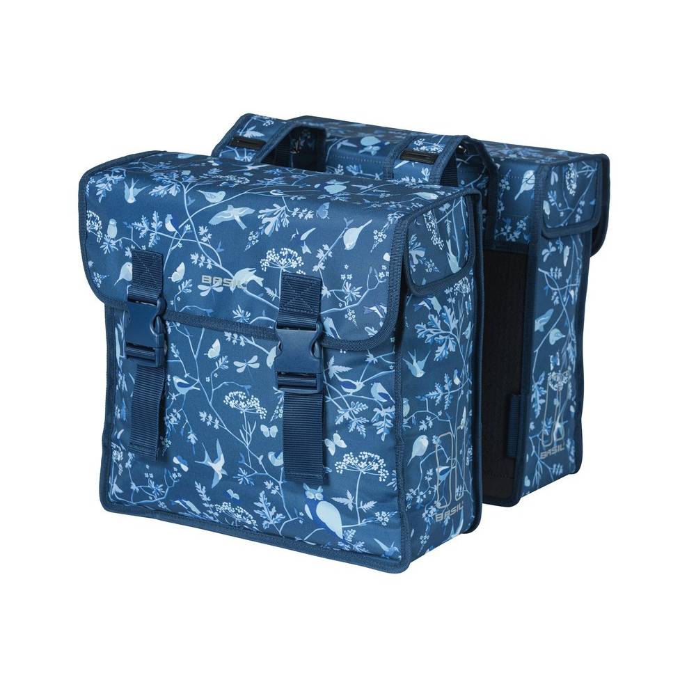 Basil Doppelpacktasche Wanderlust indigoblau, 36x14x41cm, indigo