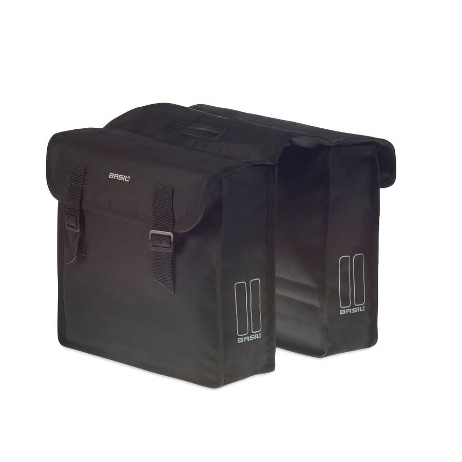 Basil Doppelpacktasche Mara, 35x10x33cm, 26 ltr, schwarz