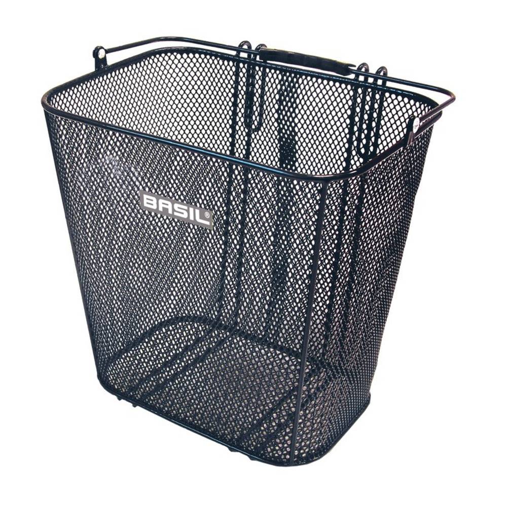 Basil Hinterradkorb Cardiff 34,5 x 29 x 34,5 cm, engmaschig, schwarz