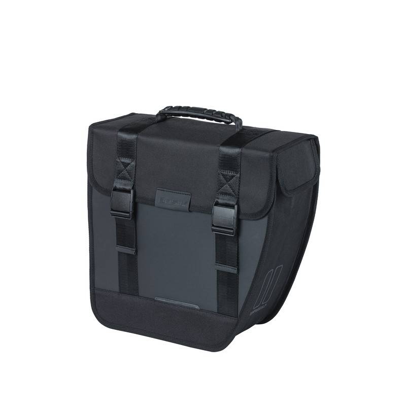 Basil Einzelpacktasche Tour rechts , 34x14x34cm, 14 ltr, wasserdicht, schwarz