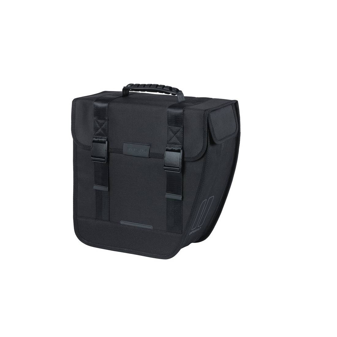 Basil Einzelpacktasche Tour rechts , 34x14x34cm, 14 ltr, schwarz