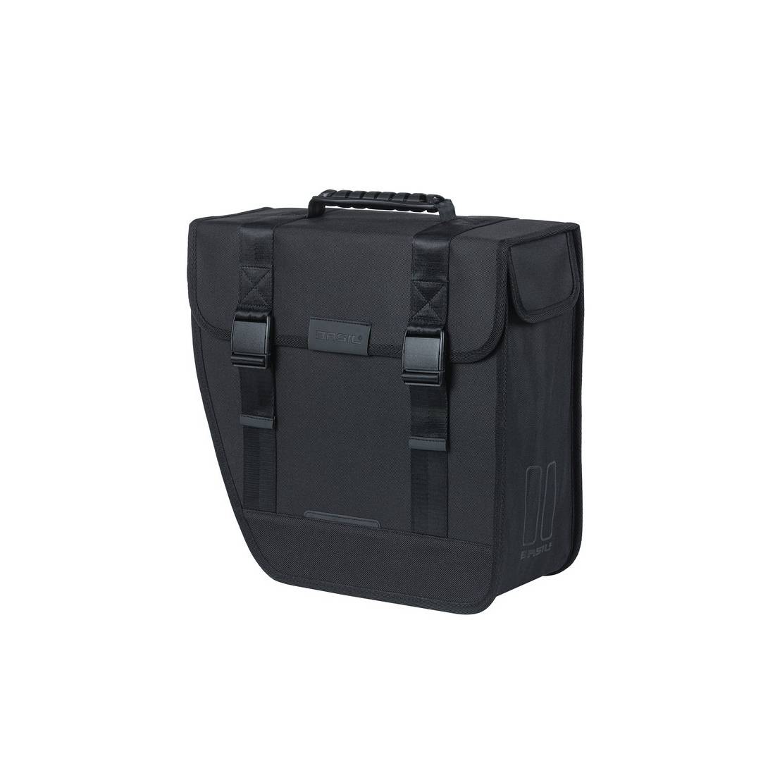 Basil Einzelpacktasche Tour links , 34x14x34cm, 14 ltr, schwarz