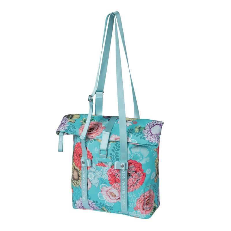 Basil Shoppertasche "Bloom Field", 15-20 Liter, 30 x 15 x 38 cm, sky blue