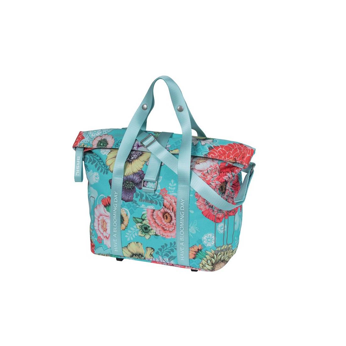 Basil Handtasche BloomField MIK KF Haken sky blue, 8-11ltr, 29x15x28,5cm, blau