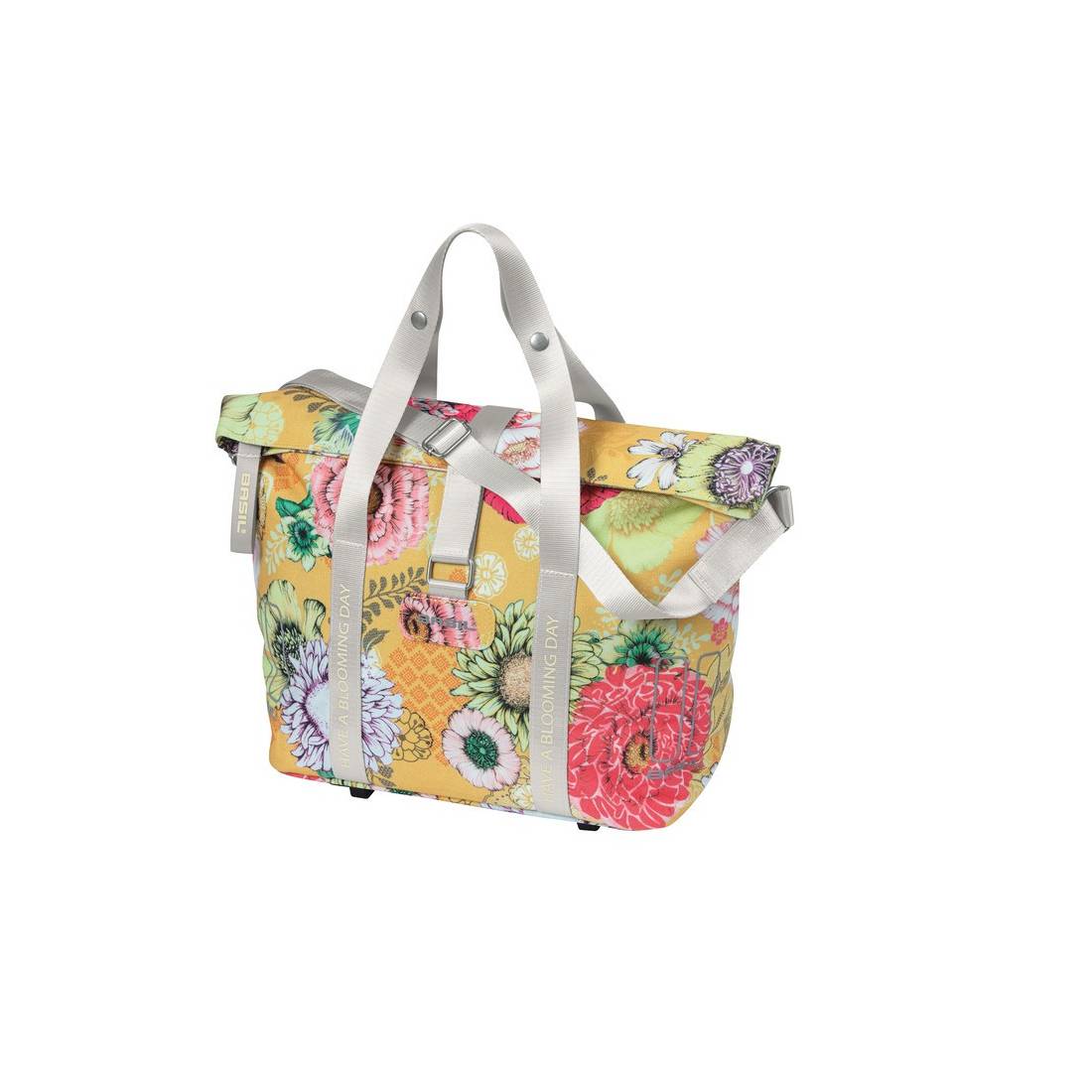 Basil Handtasche BloomField MIK KF Haken honey yellow, 8-11ltr, 29x15x28,5cm, bunt
