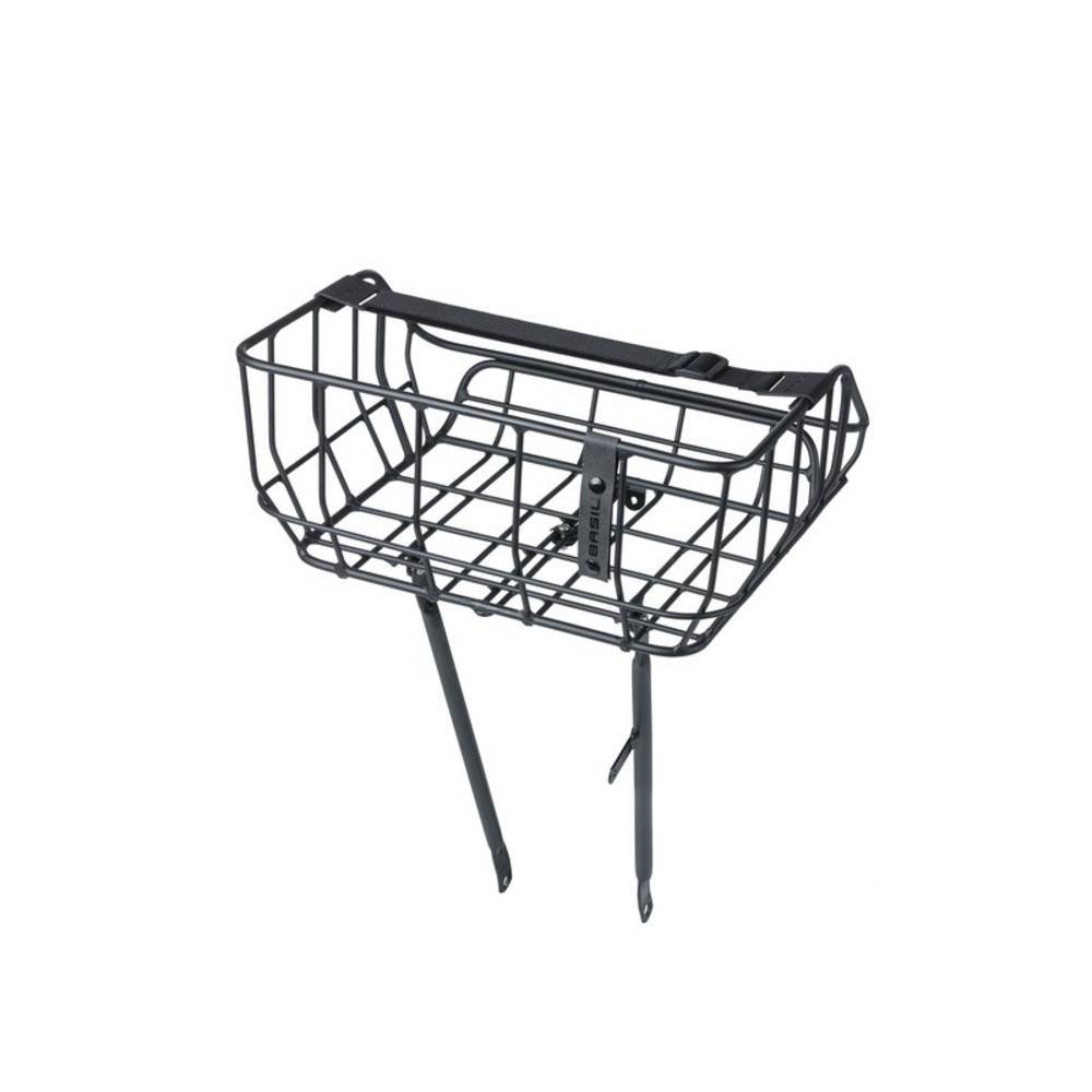 Basil Vorderradkorb Portland 43,5x36x22,5cm, 25ltr, schwarz