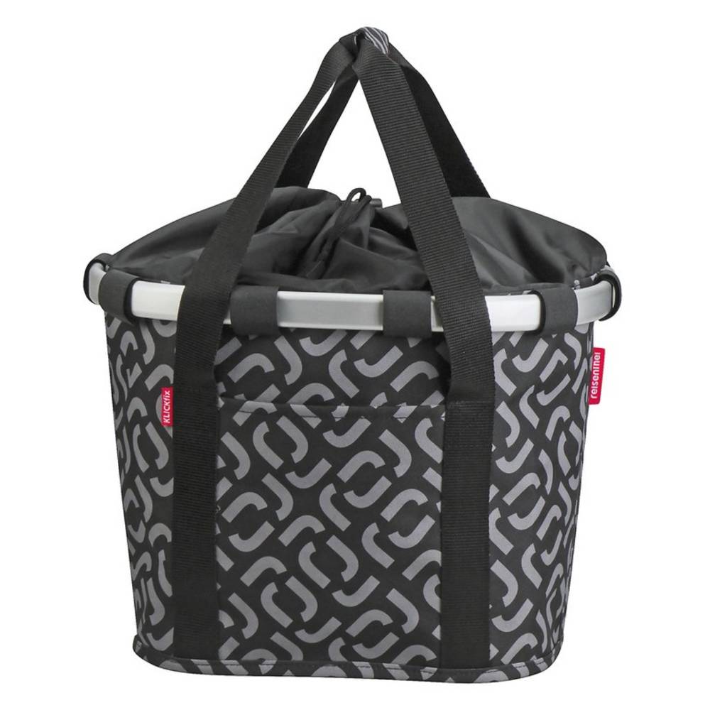 KLICKfix City-Tasche Bikebasket 35x28x26cm, signature black,15ltr, 800g, schwarz