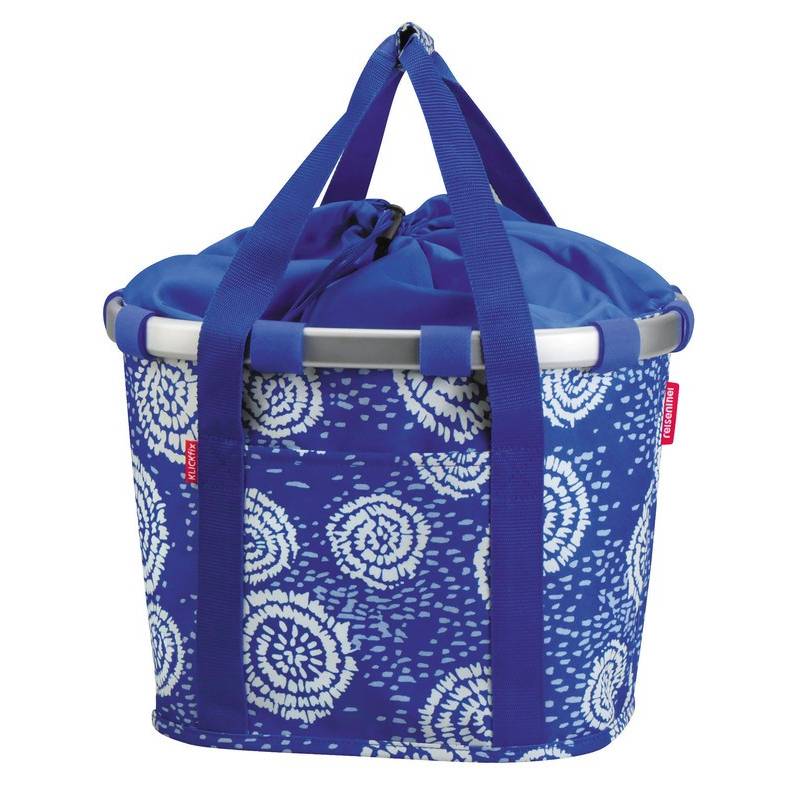 KLICKfix City-Tasche Bikebasket, 35 x 28 x 26 cm, 15 Liter, 800 g, batik strong blue