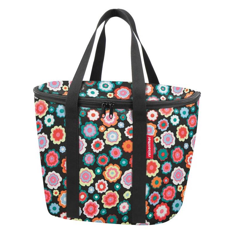 KLICKfix Thermo-Tasche für Lenkerkorb, 34 x 26 x 25 cm, 16 Liter, 360 g, happy flowers