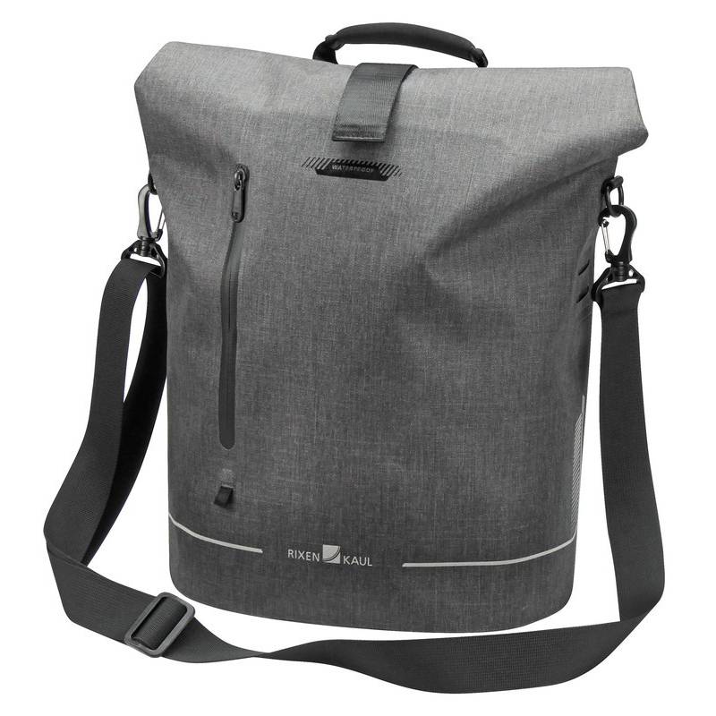 KLICKfix Packtasche Lightpack GT Waterpr 34x40x18cm, tweed-grau, 16ltr, 835g, grau