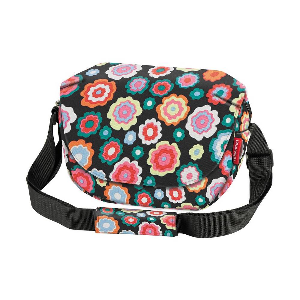 KLICKfix Schultertasche Fun Bag 25x19x8cm, happy flowers, 4ltr, 400g, bunt