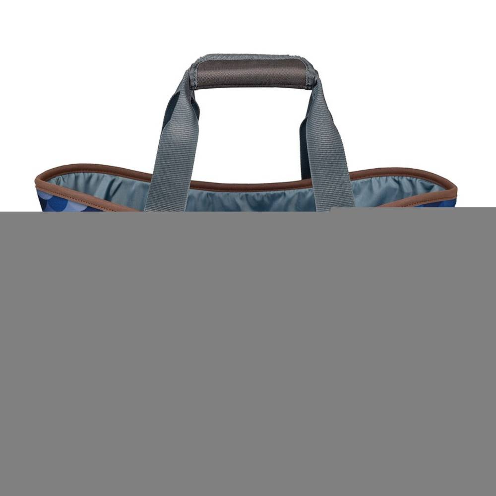 Racktime Syst.Einkaufstasche Agnetha 2.0 deep ocean, mit Snapit Adapter 2.0, blau