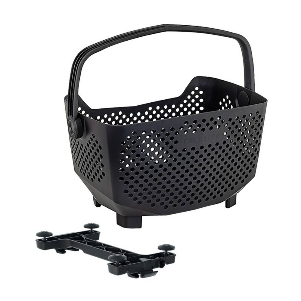 Racktime System Korb "Baskit Edge 2.0", 43 x 24 x 29 cm, 20 Liter, Snapit 2.0, schwarz (1 Set)