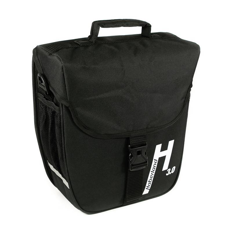 Haberland Einzeltasche Basic 3.0, 31 x 35 x 12 cm, 14 Liter, schwarz