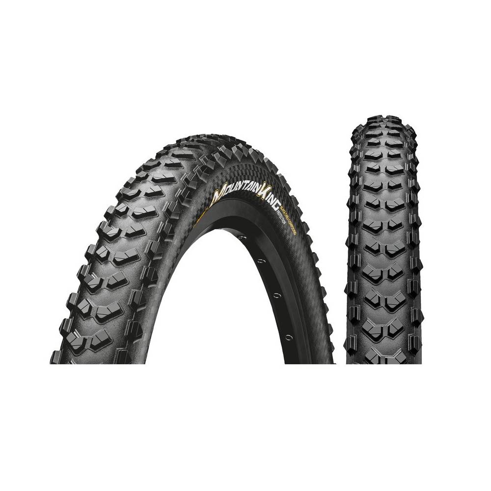 Continental 29" Falt-Reifen "Mountain King ShieldWall", 29x2.30" (58-622), Skin TLR, schwarz