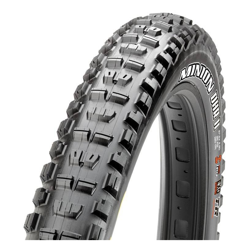 Maxxis Reifen Minion DHR II+ TLR faltbar 27.5x2.80" 71-584 schw. EXO+ 3CMaxxTerra, schwarz