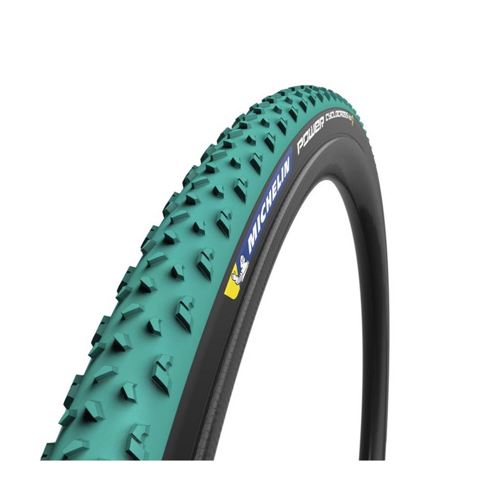 Michelin Falt-Reifen "Power Cyclocross Mud", 700x33C (33-622), TL-Ready, grün
