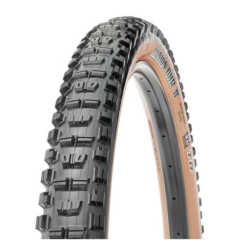 Maxxis Falt-Reifen "Minion DHR II WT TLR", 29x2.40" (61-622), Dual EXO, schwarz/skinwall