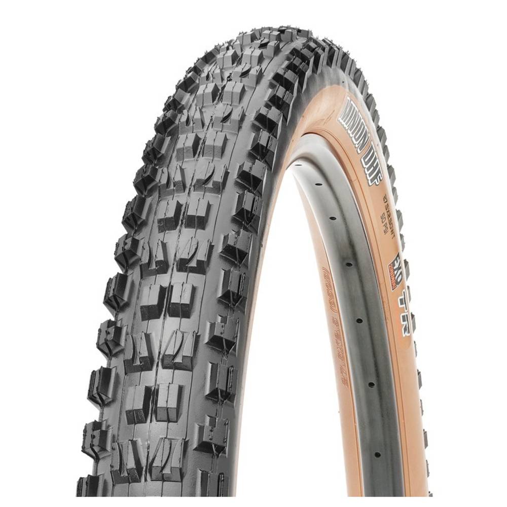 Maxxis 27.5" Falt-Reifen "Minion DHF" TLR, 27.5x2.30" (58-584), EXO 3C MaxxTe, schwarz/tanwall