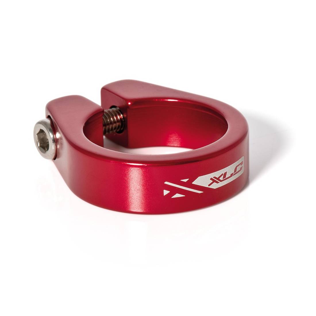 XLC PC-B05 Sattelstütz-Klemmring Ø 34,9mm, Alu, mit Innensechskant, rot