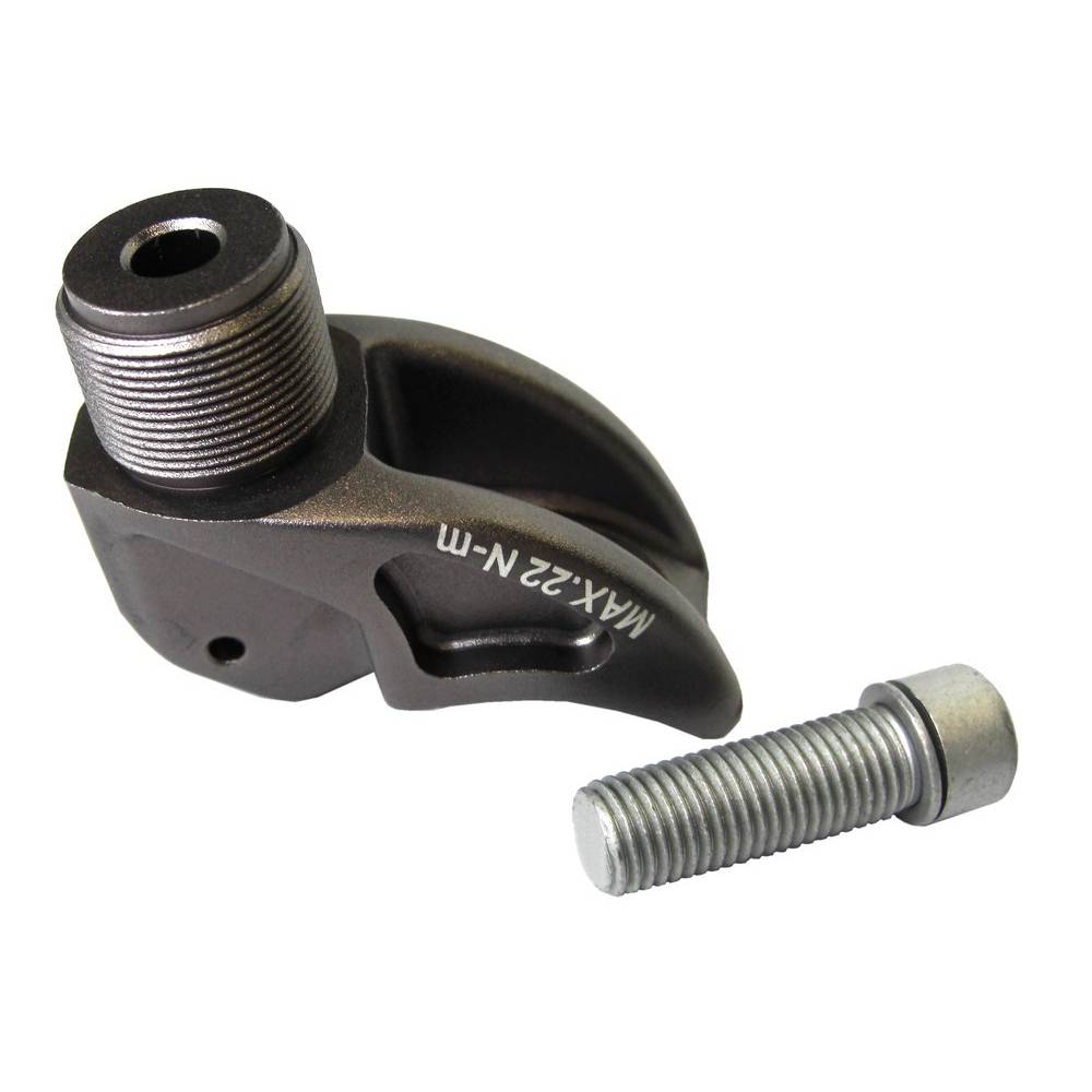 Kind Shock KS P1419 & P0118 KS Sattelklemmbolzen inkl Gegenplatte Dropzone/I900 (35&36), schwarz